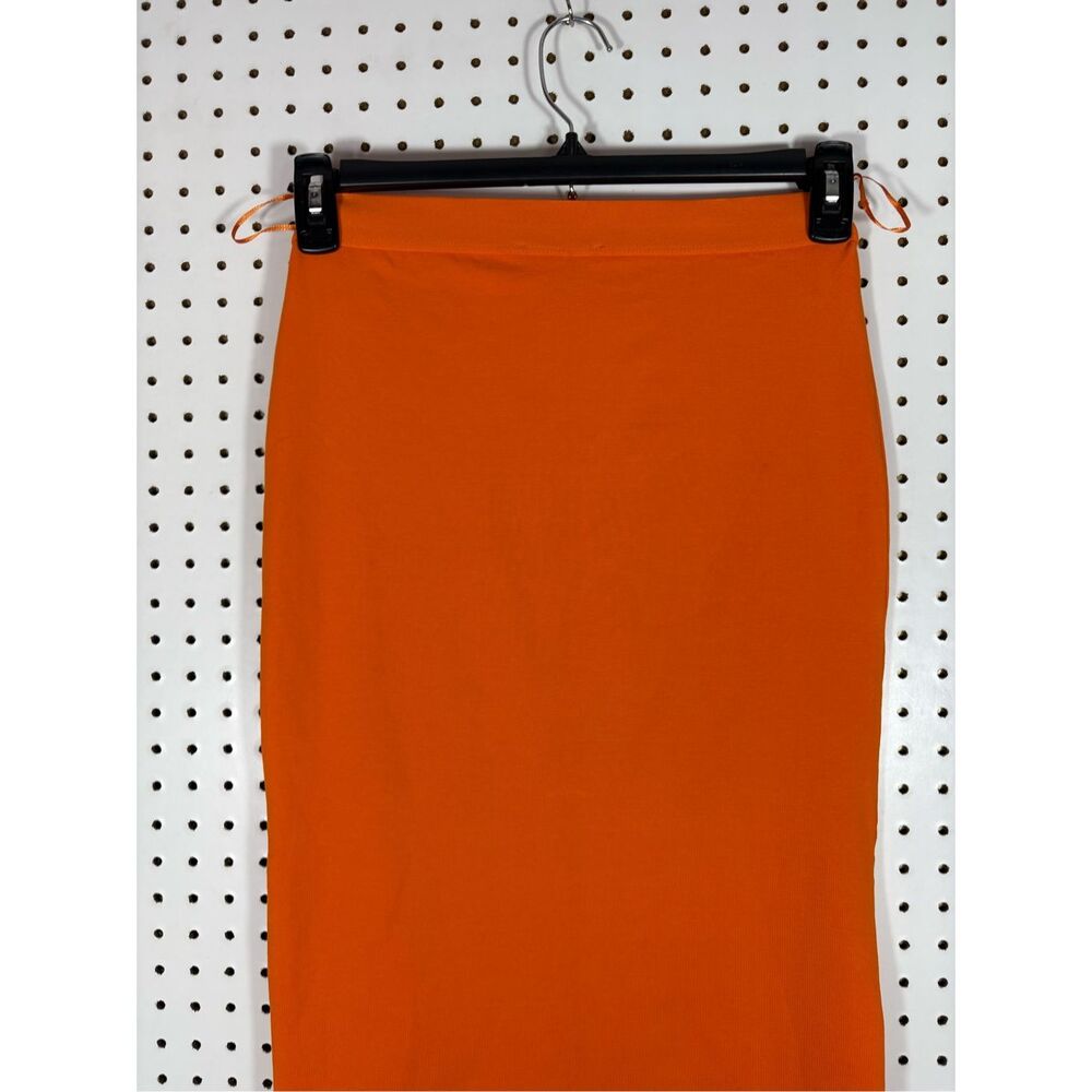 Zara orange bodycon skirt size L - Picture 6 of 7